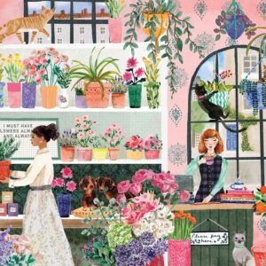 Falcon de luxe - The Flower Studio1000 Piece Puzzle