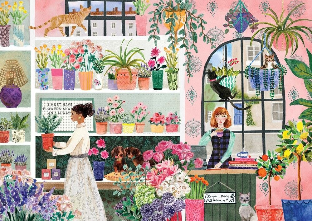 Falcon de luxe - The Flower Studio1000 Piece Puzzle