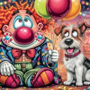 Delfy - The Gentle Clown 1000 Piece Puzzle