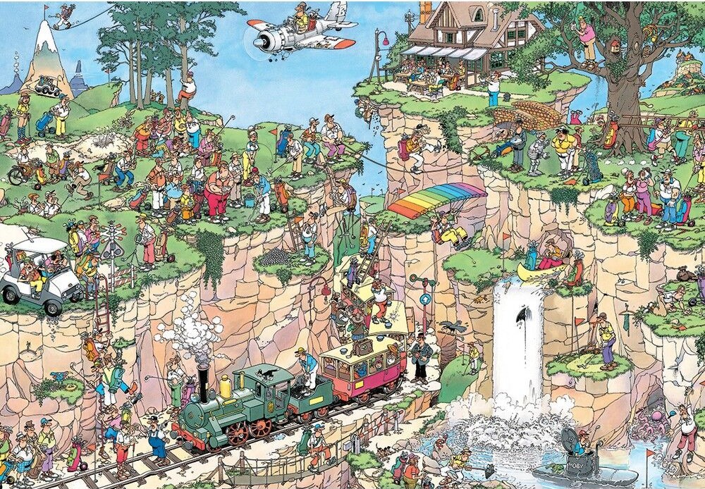 Jumbo - Jan Van Haasteren - The Golf Course 5000 Piece Puzzle - Image 2