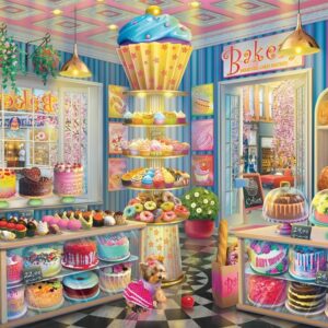 Schmidt - The Brightly Coloured Bakery 1000 Piece Puzzle
