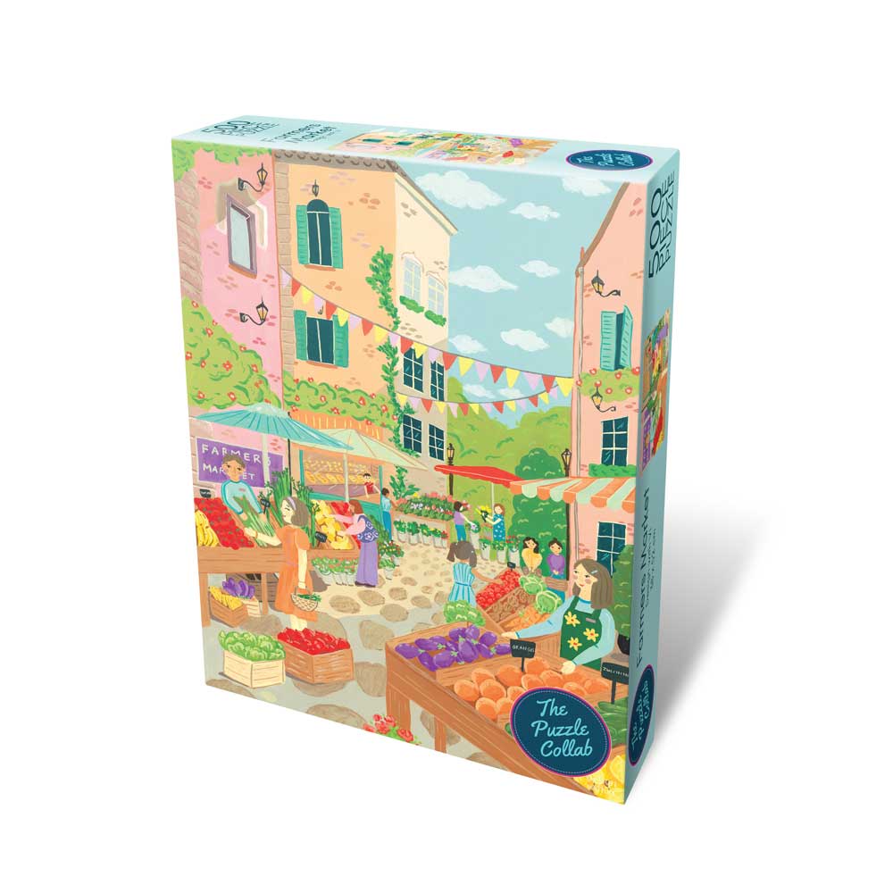 The Puzzle Collab - Farmers Market 500 Piece Puzzle