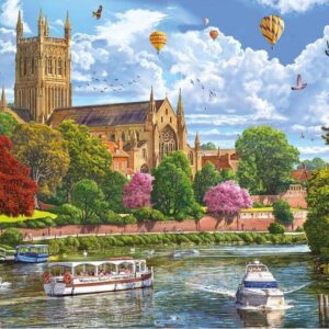 Gibsons - Worcester from the River 1000 Piece Puzzle