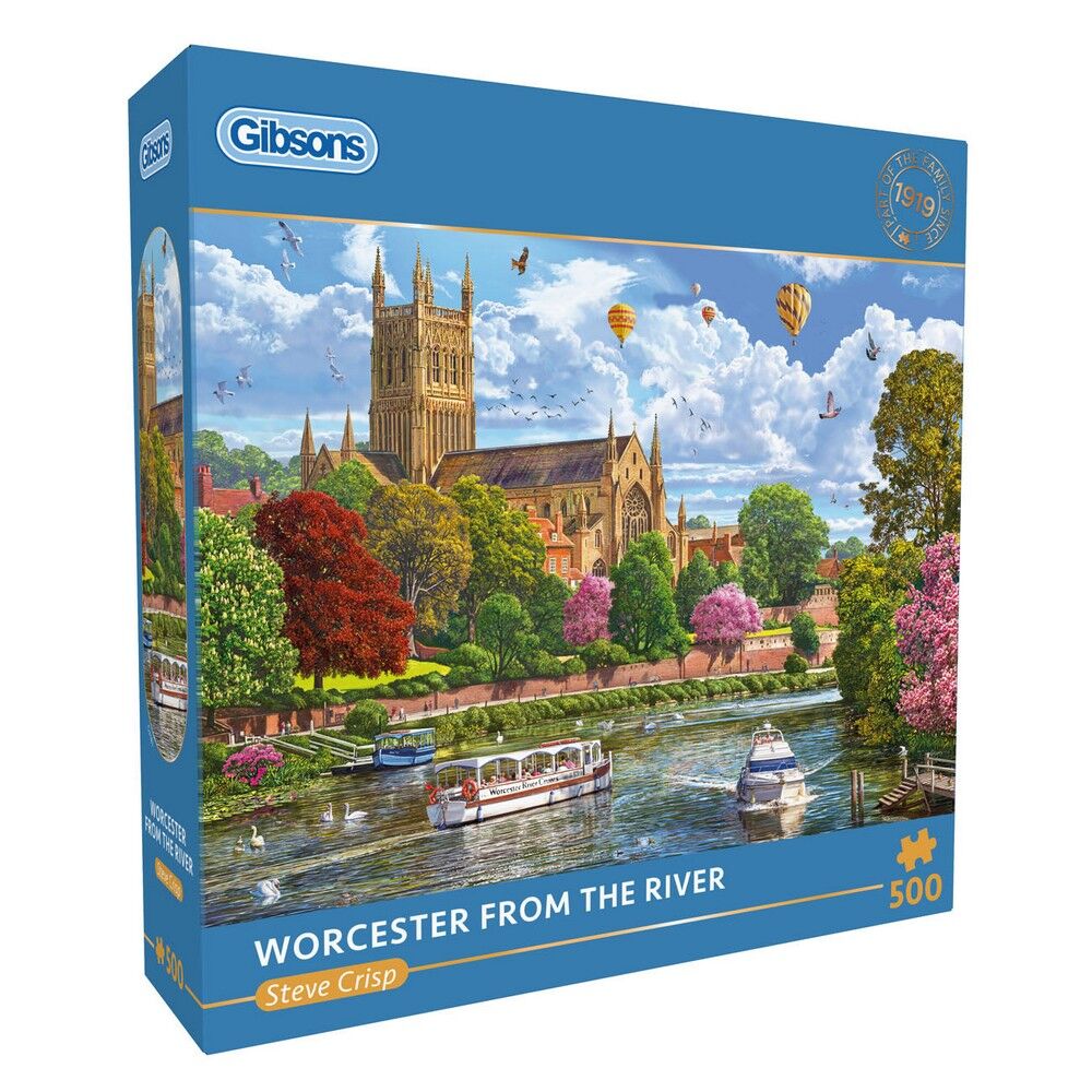 Gibsons - Worcester from the River 500 Piece Puzzle - Image 2