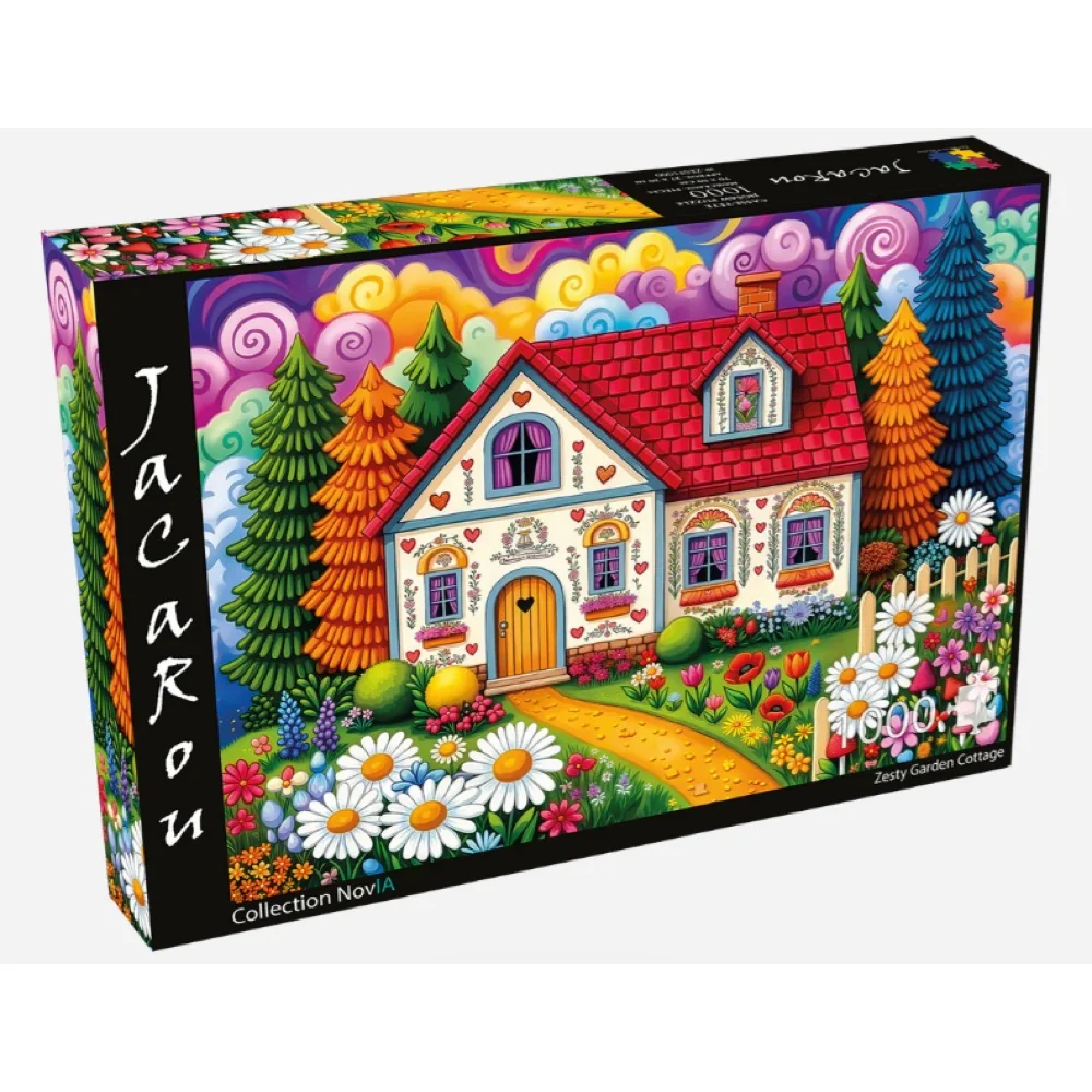 Jacarou - Zesty Garden Cottage 1000 Piece Puzzle - Image 2