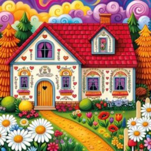 Jacarou - Zesty Garden Cottage 1000 Piece Puzzle