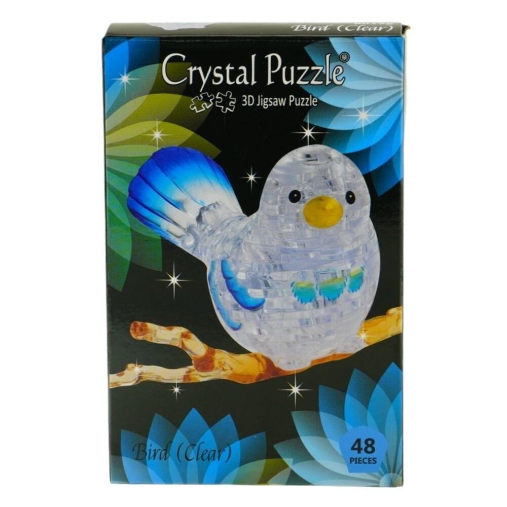 Crystal Puzzle - 3D Clear Bird 48 Piece Puzzle - Image 3