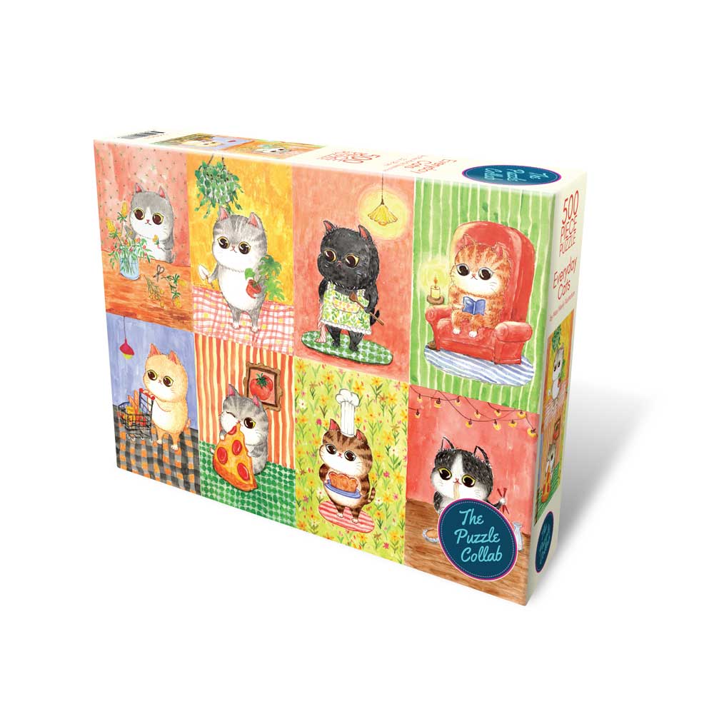 The Puzzle Collab - Everyday Cats 500 Piece Puzzle
