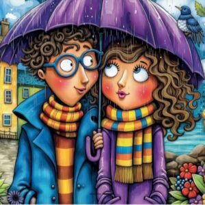 Delfy - Under One Umbrella 1000 Piece Puzzle