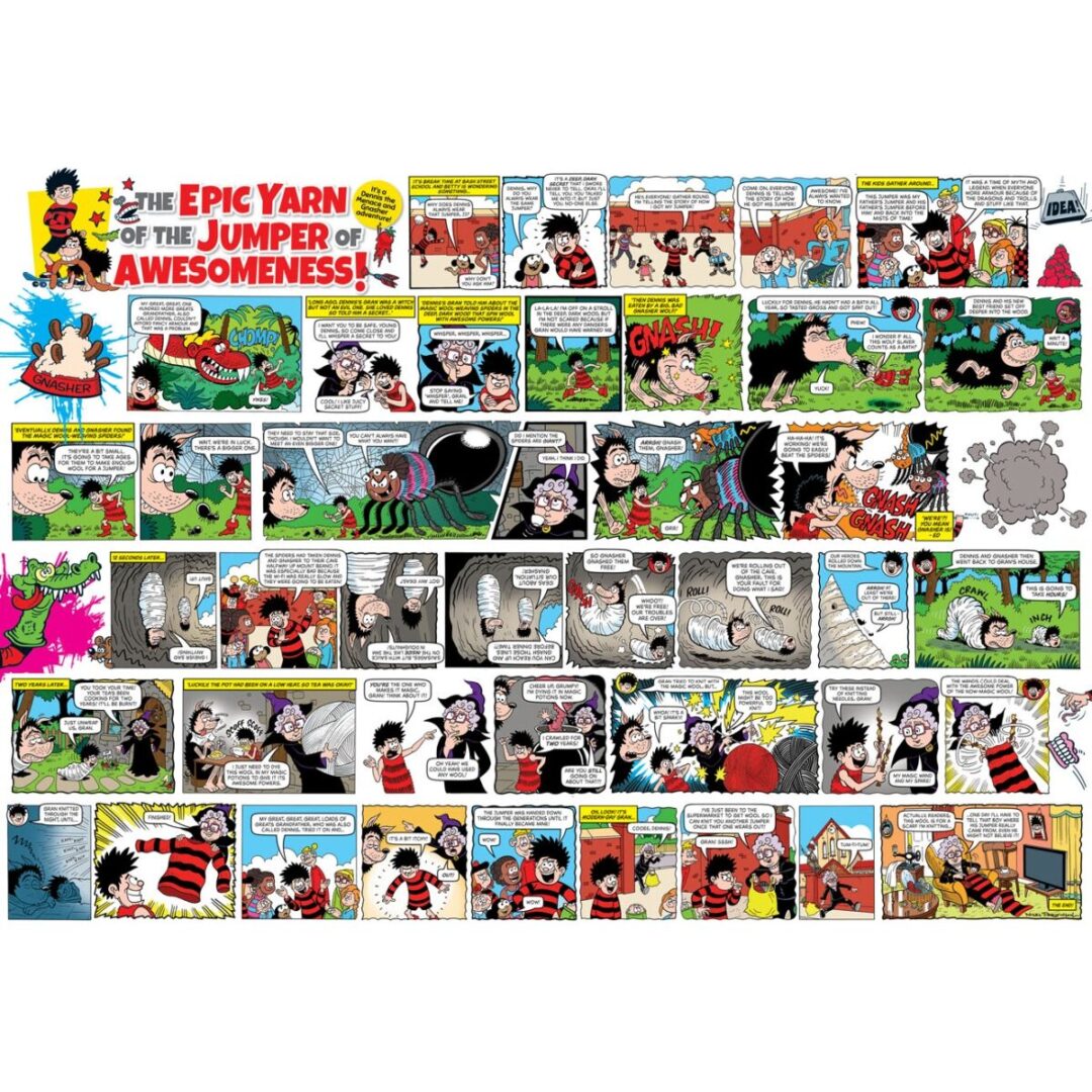 Gibsons - 75 Years of Dennis the Menace 2 x 500 Piece Puzzles - Image 2