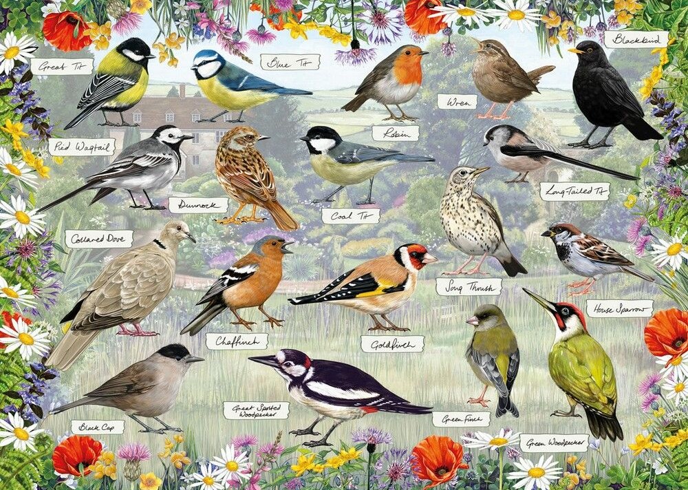 Gibsons - Blissful Birds 1000 Piece Puzzle