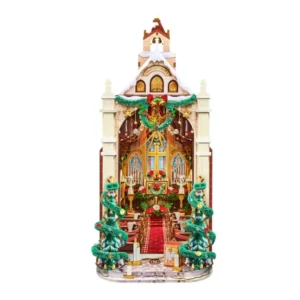 Robotime - DIY Bookends Kit - Caroling Cathedral