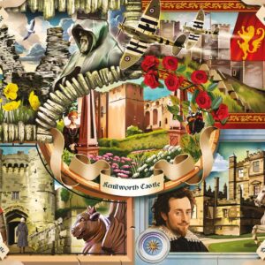 Gibsons - English Heritage, Castles of England 1000 Piece Puzzle