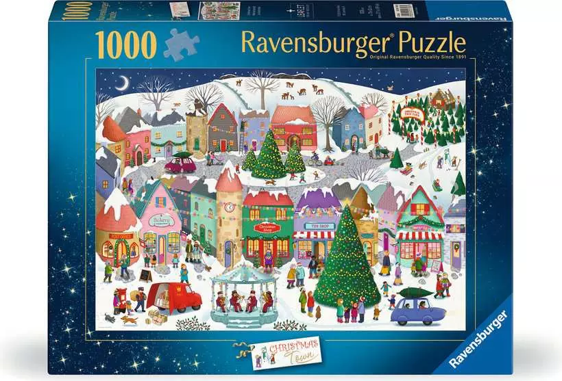 Ravensburger - Christmas Town 1000 Piece Puzzle - Image 2