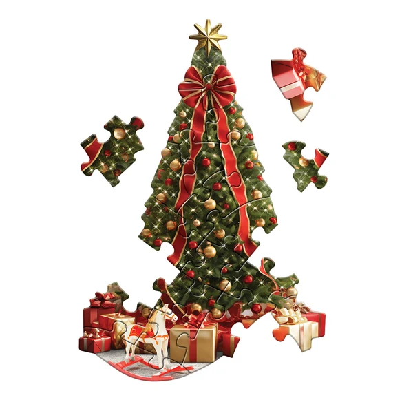 Madd Capp - Jigsaw Puzzle Greeting Card - Christmas Tree 20 Piece & Envelope - Image 5