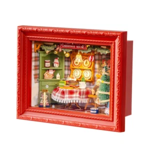 Robotime Christmas Eve Party 3D Framed Puzzle
