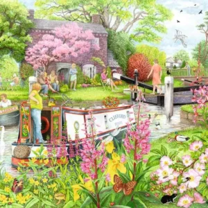 Ravensburger - Cosy Cafe No 4: River Cafe 1000 Piece Puzzle