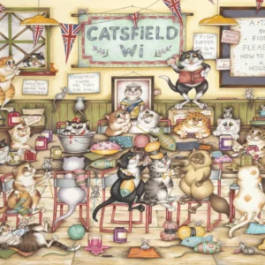 Ravensburger - Crazy Cats at the WI 1000 Piece Puzzle