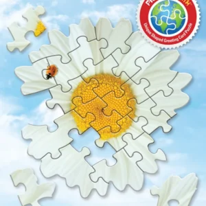 Madd Capp - Jigsaw Puzzle Greeting Card - Daisy 20 Piece & Envelope