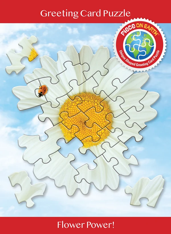 Madd Capp - Jigsaw Puzzle Greeting Card - Daisy 20 Piece & Envelope