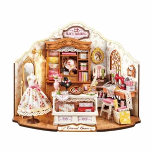 Robotime - Elsa's Tailoring DIY Miniature House Kit