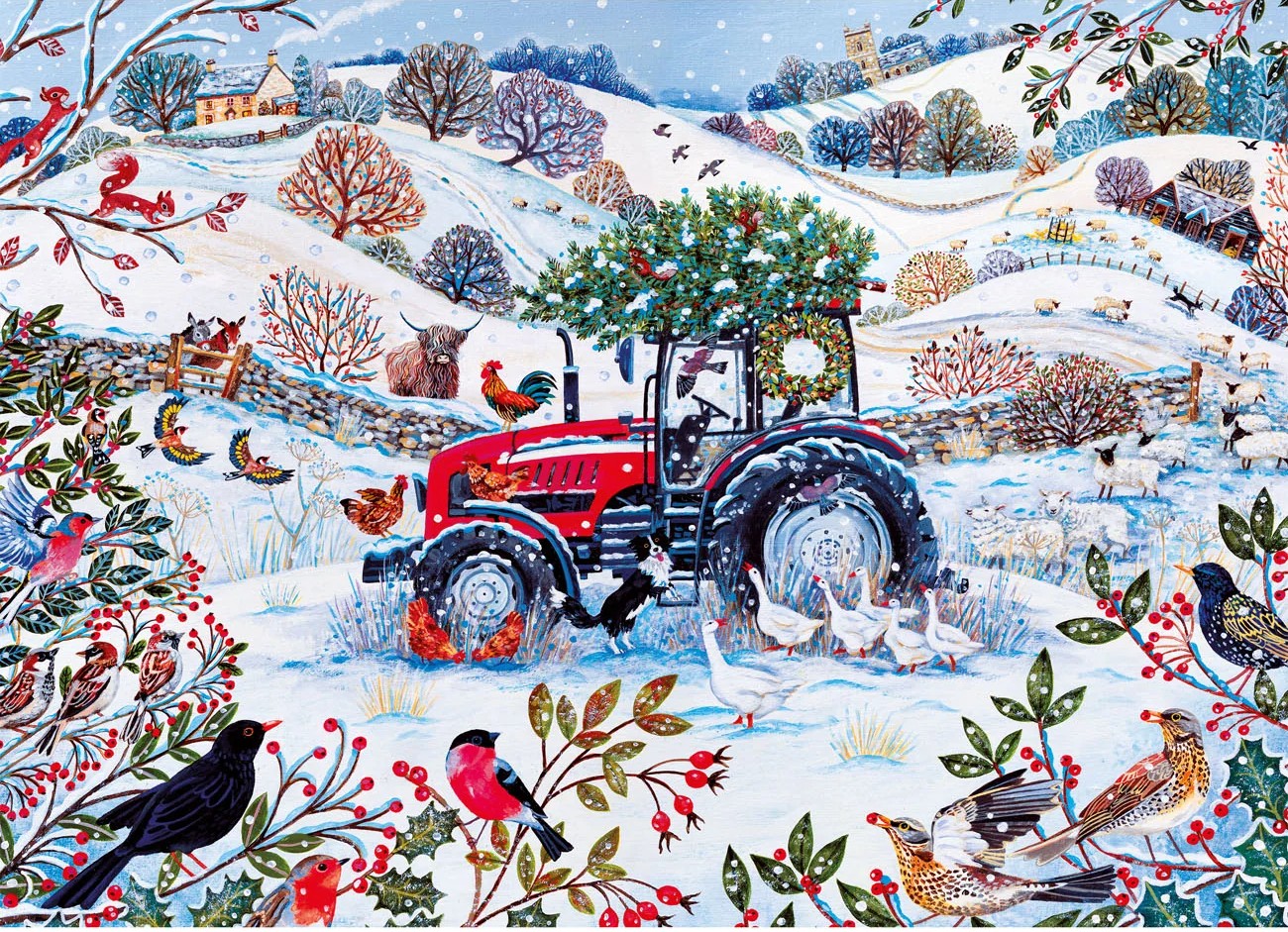 Gibsons - Festive Farm 1000 Piece Puzzle