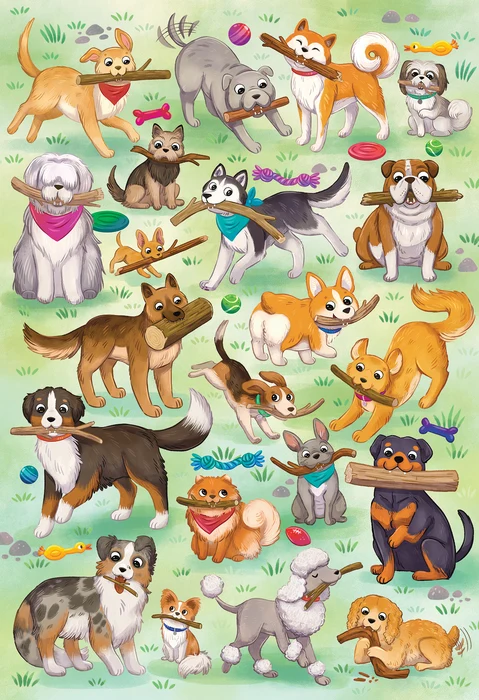 Cobble Hill - Fetch 100 Piece Puzzle