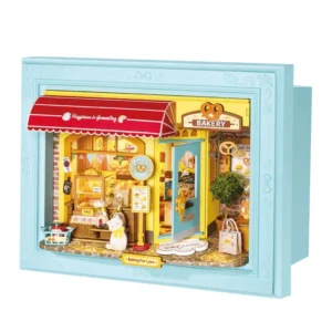Robotime  Fluffy Cat Bakery Light Up Story Frame Puzzle