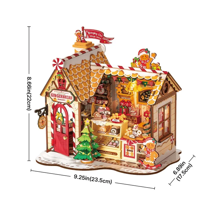 Robotime - Gingerbread House DIY Miniature Kit - Image 2