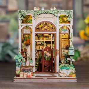 CuteBee - Green Life Bookshop DIY Miniature House Kit