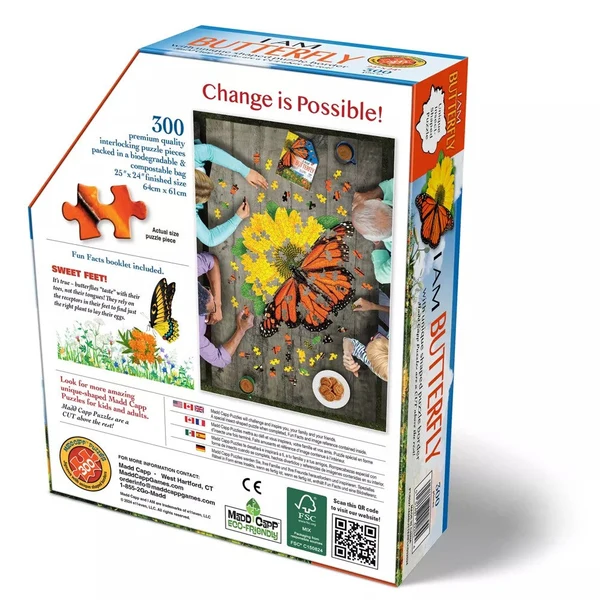 Madd Capp - I am Butterfly 300 Piece Shaped Puzzle - Image 3