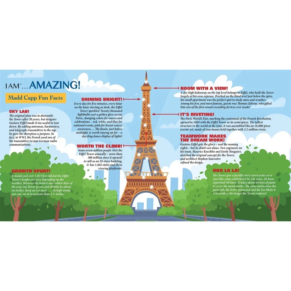 Madd Capp - I am Eiffel Tower 350 Piece Shaped Puzzle - Image 4