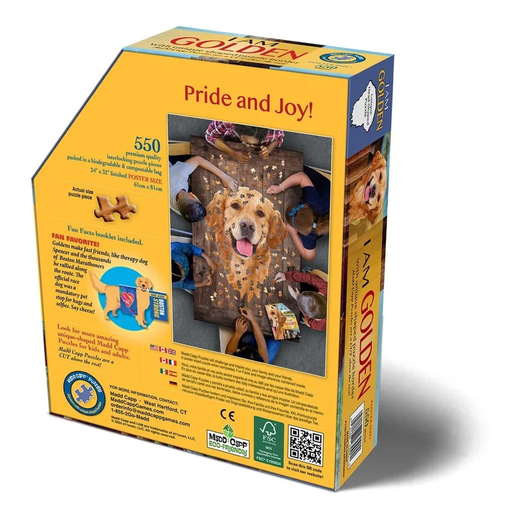 Madd Capp - I am Golden 550 Piece Shaped Puzzle - Image 3