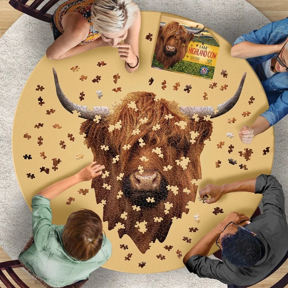 Madd Capp - I am Highland Cow 550 Piece Shaped Puzzle - Image 5