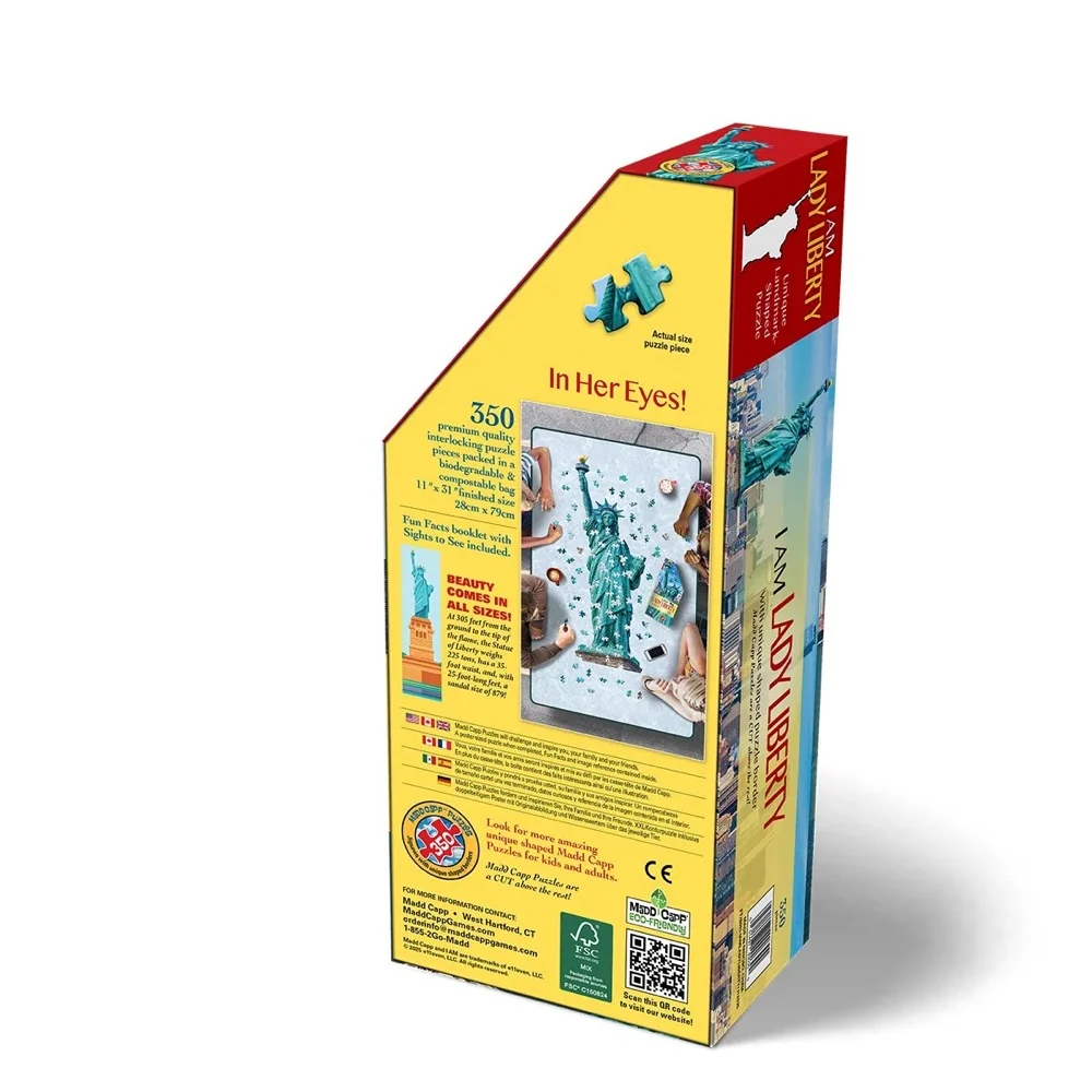 Madd Capp - I am Lady Liberty 350 Piece Shaped Puzzle - Image 3