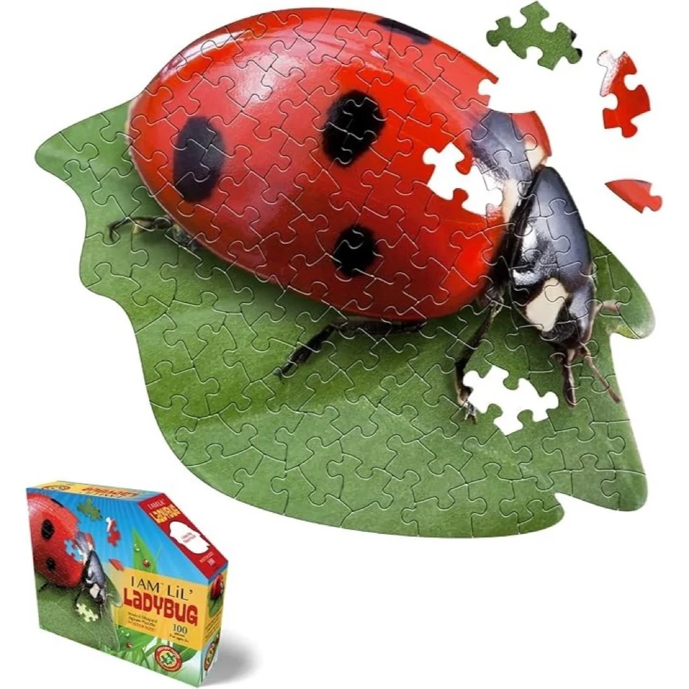 Madd Capp - I am Lil' Ladybug 100 Piece Shaped Puzzle - Image 2