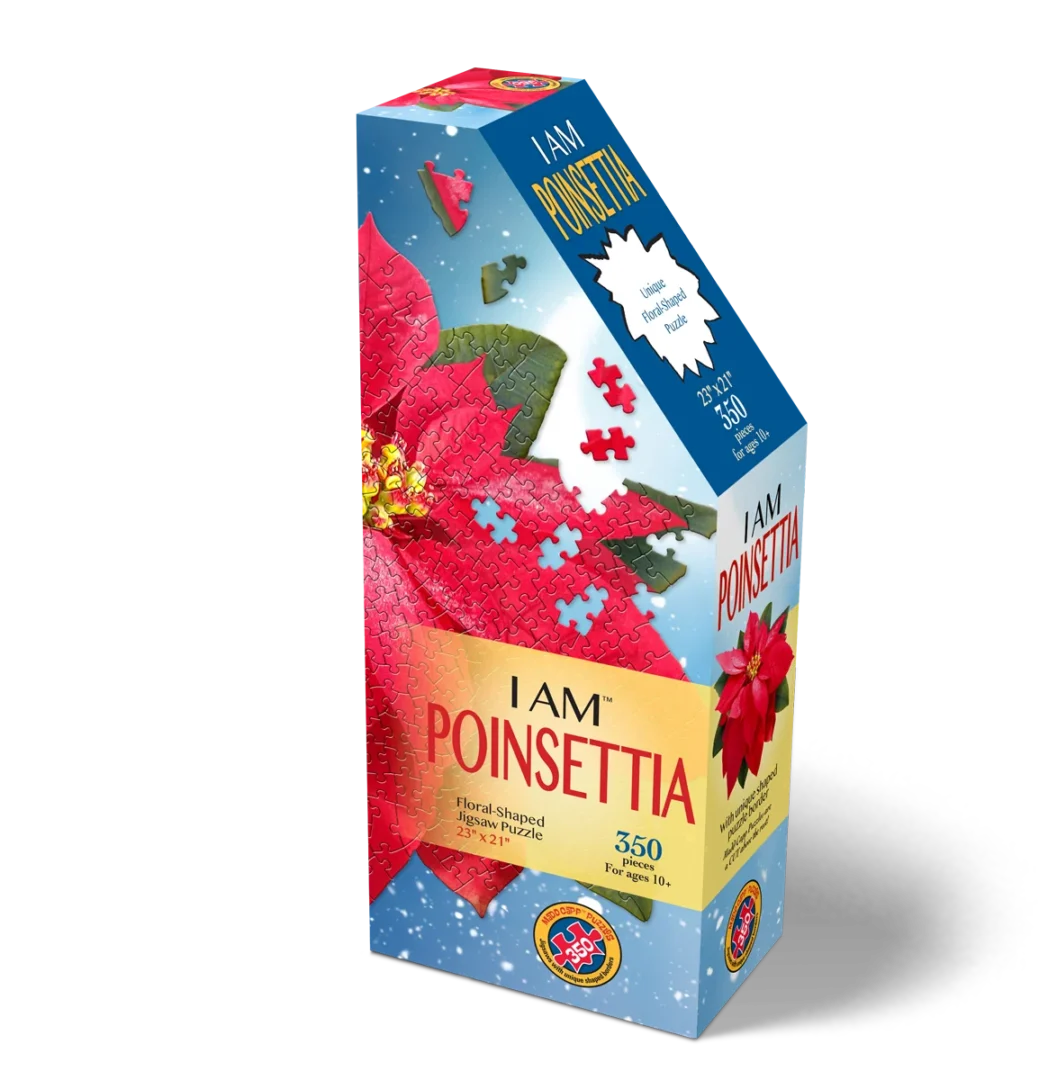 Madd Capp - I am Poinsettia 300 Piece Shaped Puzzle