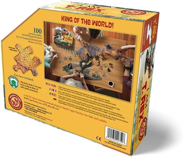 Madd Capp - I am T. Rex 100 Piece Shaped Puzzle - Image 3