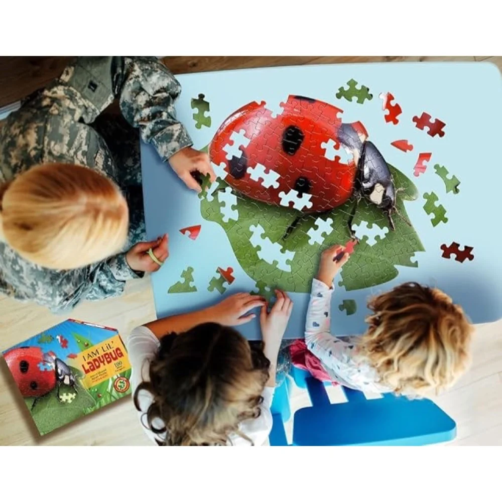 Madd Capp - I am Lil' Ladybug 100 Piece Shaped Puzzle - Image 5