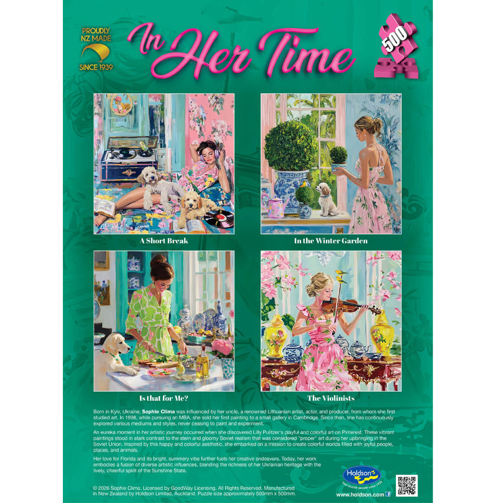 Holdson - In Her Time - A Short Break 500 Piece Puzzle - Image 3