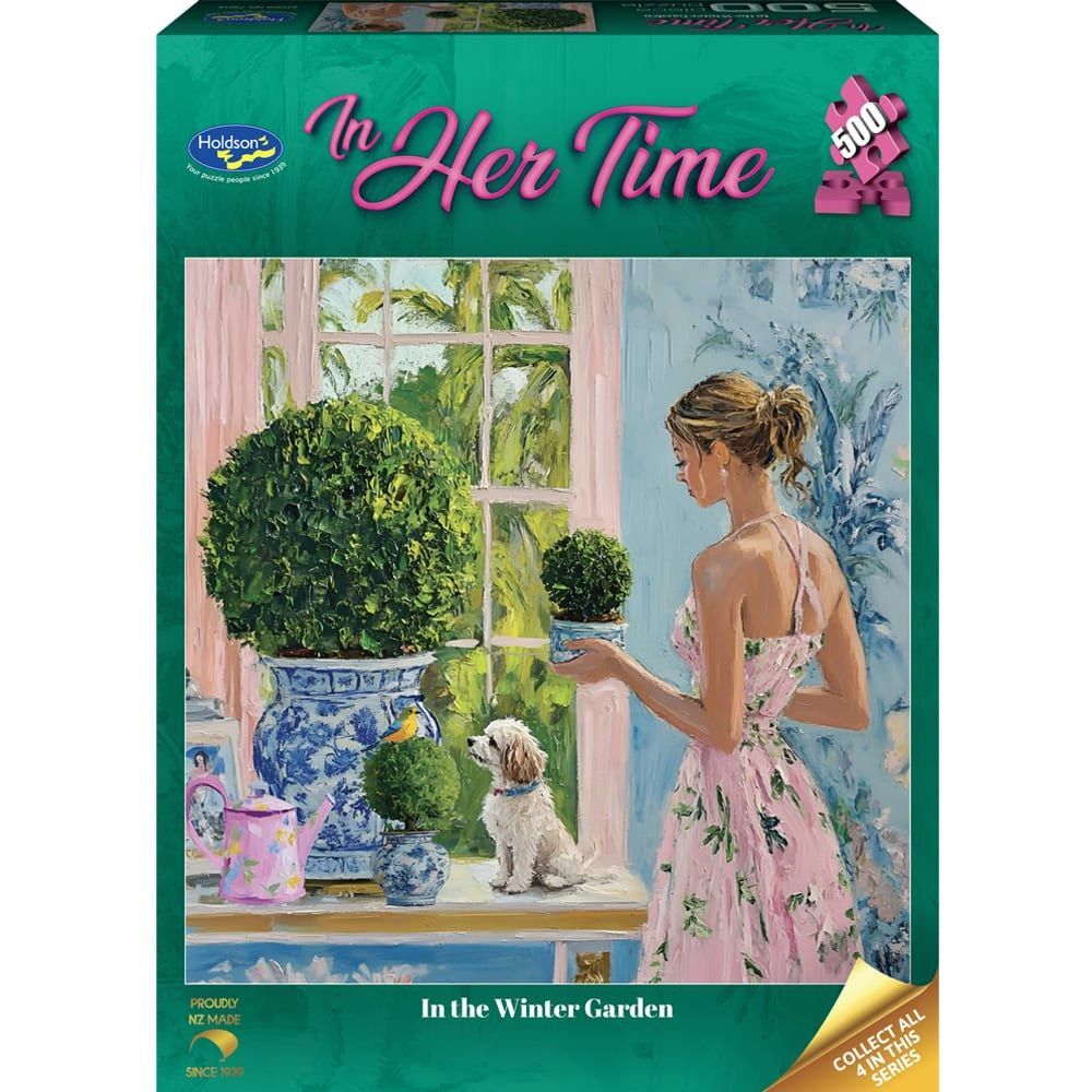 Holdson - In Her Time - In the Winter Garden 500 Piece Puzzle - Image 2
