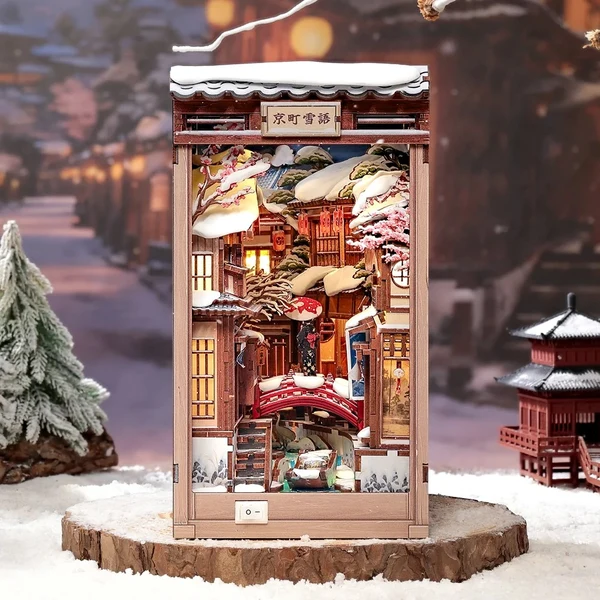 CuteBee - Kyoto Snow Whisper DIY Book Nook Kit
