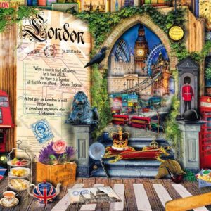 Schmidt - Memories of London (Aimee Stewart) 1000 Piece Puzzle