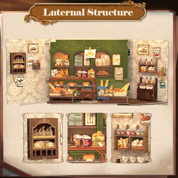 CuteBee - Mrs Hunt Bakery DIY Miniature House Kit - Image 2