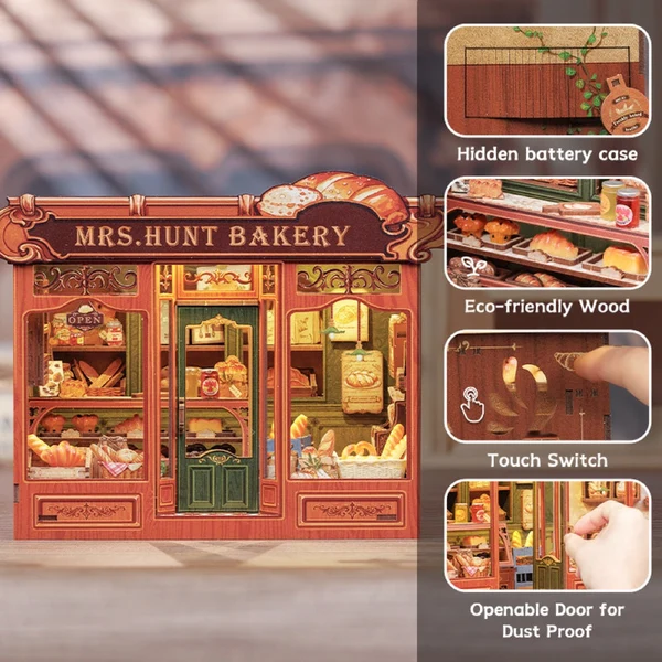 CuteBee - Mrs Hunt Bakery DIY Miniature House Kit - Image 3