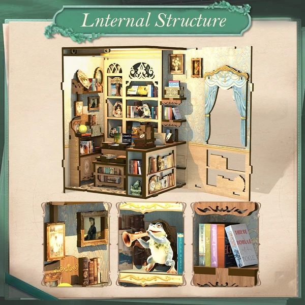 CuteBee - Muse Bookstore DIY Book Nook Kit - Image 3