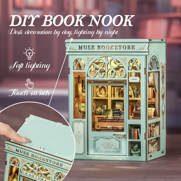 CuteBee - Muse Bookstore DIY Book Nook Kit - Image 4