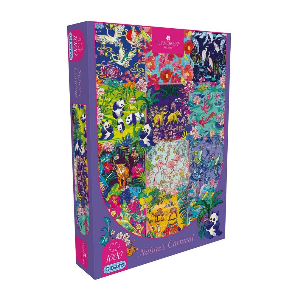 Gibsons - House of Turnowsky - Nature's Carnival 1000 Piece Puzzle - Image 2