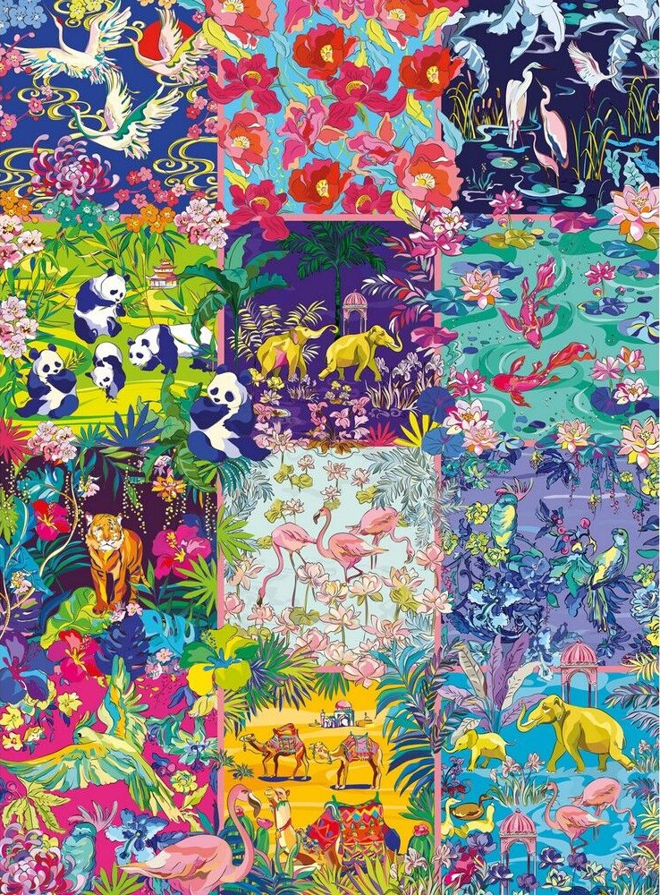 Gibsons - House of Turnowsky - Nature's Carnival 1000 Piece Puzzle