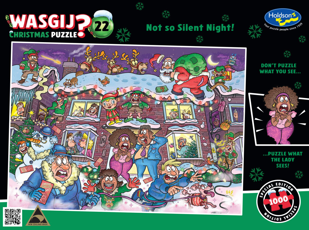 Holdson - Wasgij Christmas 22 - Not So Silent Night 1000 Piece Puzzle - Image 2